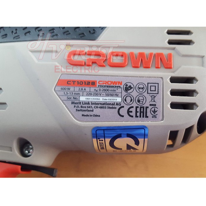 Máy khoan Crown CT10128 600W