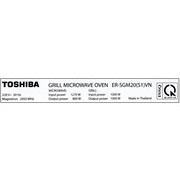 [Mã ELHADEV giảm 4% đơn 300K] Lò vi sóng Toshiba ER-SGM20(S1)VN