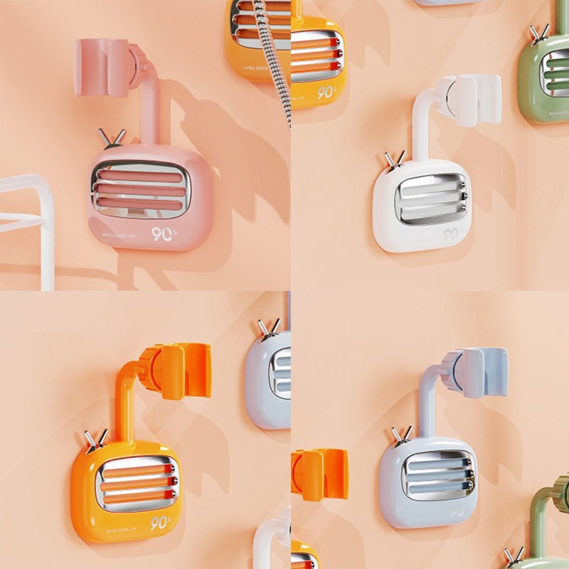 Radio 360 Độ Hình Dáng Siêu Dễ Thương° Giá Đỡ Đầu Vòi Hoa Sen Gắn Tường Tùy Chỉnh Tiện Dụng Cho Nhà Tắm / Nhà Vệ Sinh