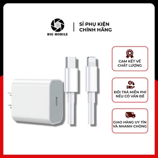 Bộ Sạc Nhanh Chính Hãng 18W [BH 12 tháng] Chuẩn PD Type-C To Lightning, Dây+Củ Sạc Nhanh 18W, Sạc IP 7/8/X/XS/11/12/13