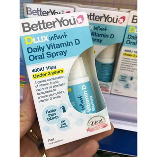 Vitamin D3 dạng xịt Dlux Anh