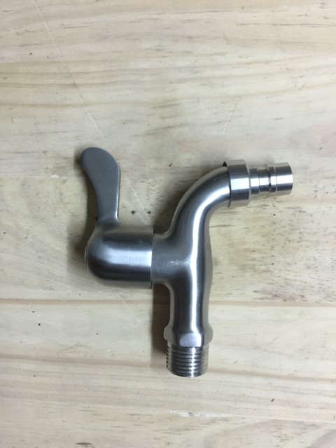 Vòi Nước Inox304 Ren 21 BH 36 Tháng