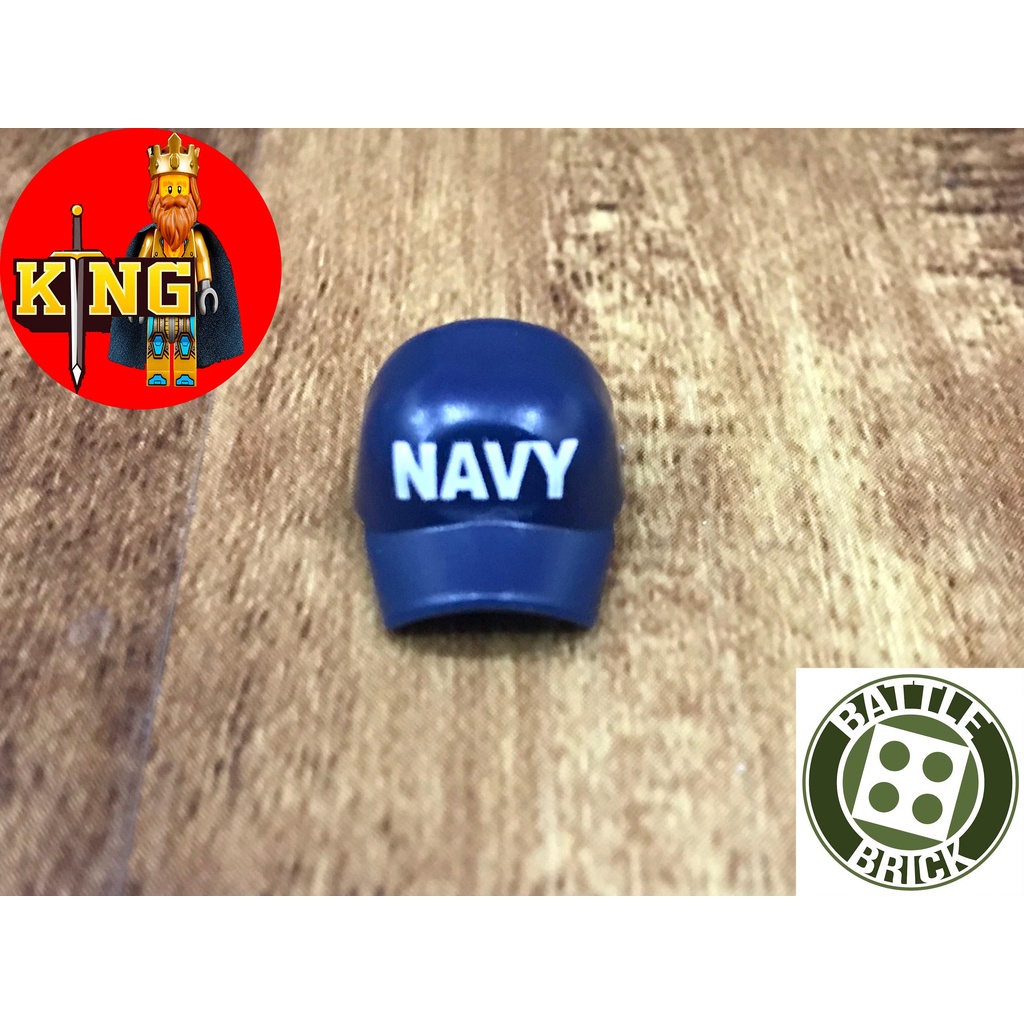 Battlebrick Dark Blue Navy Hat Phụ kiện đồ chơi