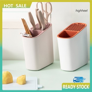 Ống đựng dao kéo đũa muỗng thiết kế bề mặt nghiêng đơn giản tiện dụng