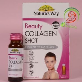 ( Hộp 10 ống) Collagen Dạng Nước  - Beauty Collagen Shot Nature’s Way