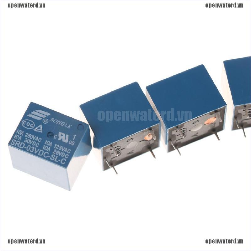 Set 5 Rơ Le 3v Mini Srd-3Vdc-Sl-C Pcb Chuyên Dụng