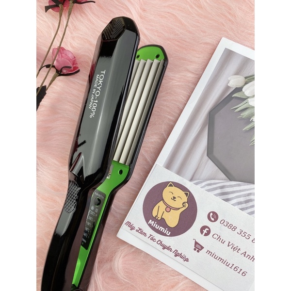 Máy duỗi tóc, dập xù Tokyo bản to mượt bóng không rít tóc dùng cho salon