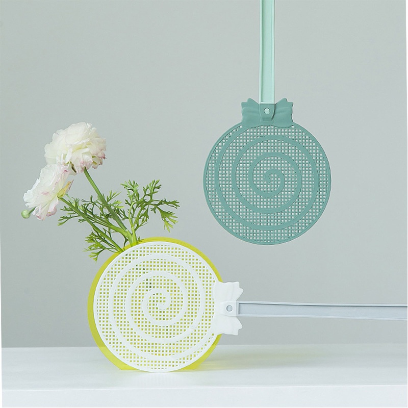 Vỉ Đập Ruồi Muỗi Hình Kẹo Mút Có Tay Cầm Dài Cho Nhà Ở/Văn Phòng/Ngoài Trời