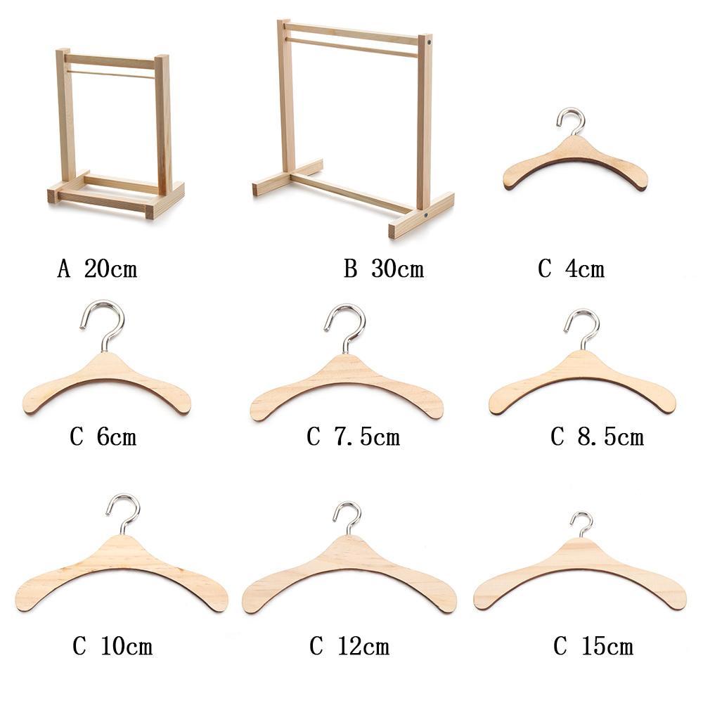 Giá Đỡ Treo Khăn Choàng / Búp Bê Bằng Gỗ Tiện Dụng