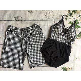 Bikini đôi kẻ caro