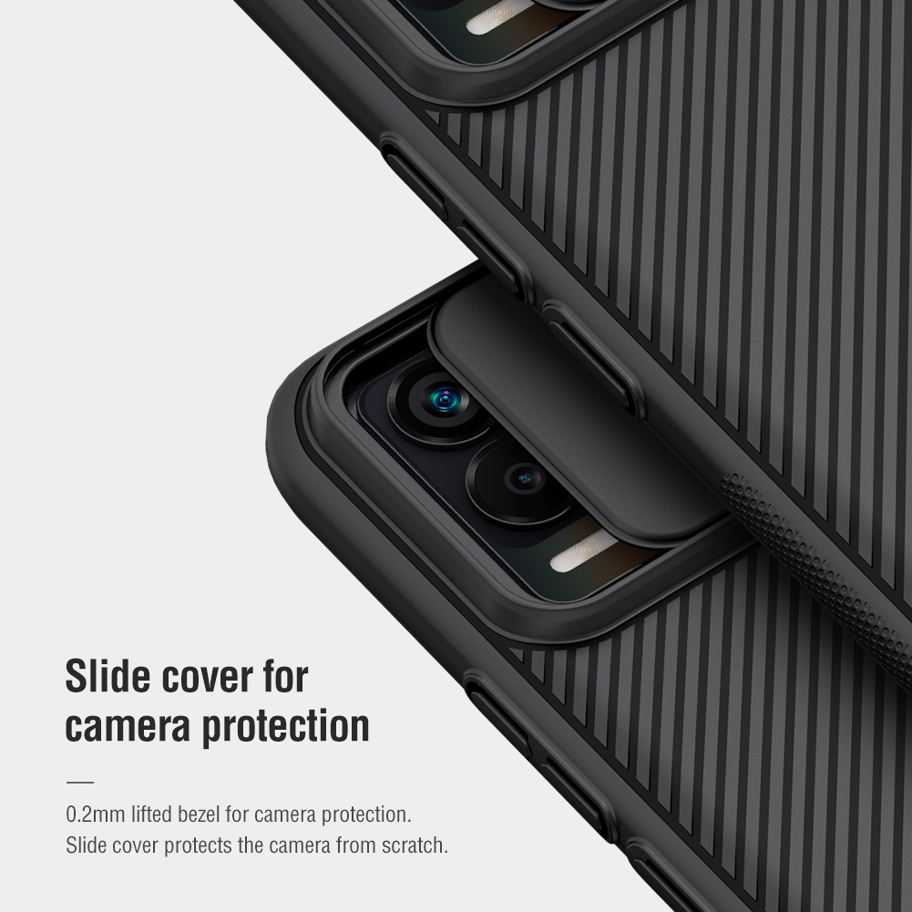 Ốp Điện Thoại NILLKIN PC Cứng Với Nắp Trượt Camera Bảo Vệ Quyền Riêng Tư Sang Trọng Cho Realme 8 4G/Realme 8 Pro
