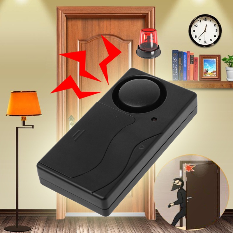 Chuông Báo Động Rung Không Dây Điều Khiển Từ Xa Gắn Cửa Sổ Xe Hơi / Nhà Cửa