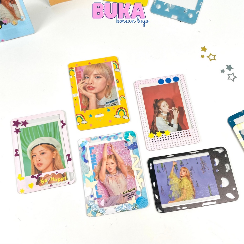 Toploader Buka toploader B8 A7 top đựng card ảnh idol Kpop, Anime khổ ngang, khổ dọc có seal chống xước combo 5 10 25c