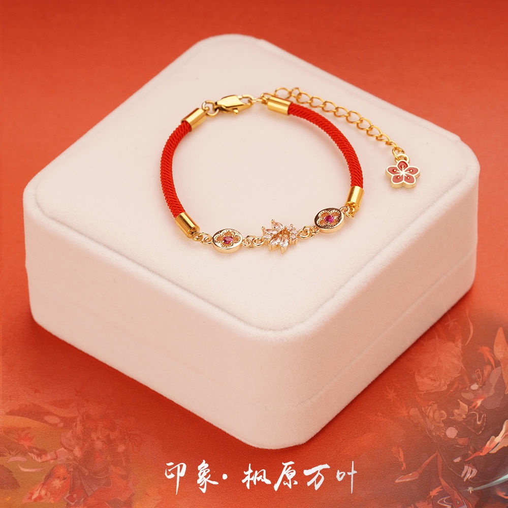 Genshin impact Vòng Đeo Tay Yae Miko fox zircon Kaedehara KazuhaXiao Zhongli Chính Hãng Ấn Tượng Làm Quà Tặng Cho Nữ VN11