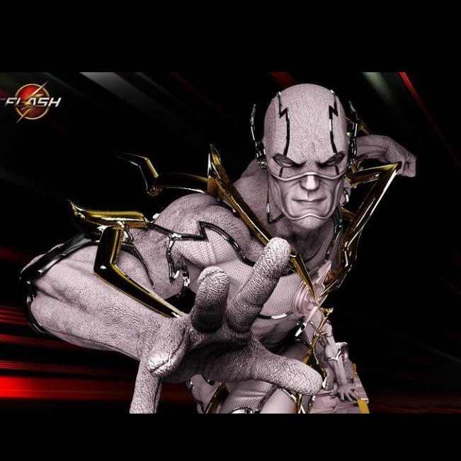 Mô Hình Flash DC Comic Bằng Chất Liệu Nhựa Resin - Cao 16 cm