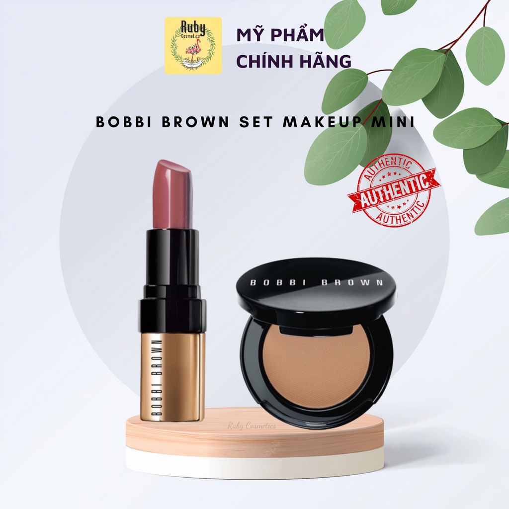 Set Trang Điểm Bobbi Brown 2 Món (Son + Tạo Khối)