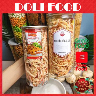 Khô mực hấp nước dừa xé sợi 250g - mực khô nhà hấp nước dừa béo ngậy ăn là nghiện - dav013