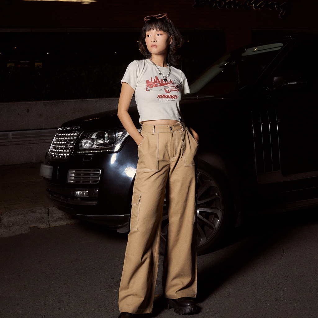 Quần Kaki Túi Hộp Nữ PRADIES 'Cargo Pants'