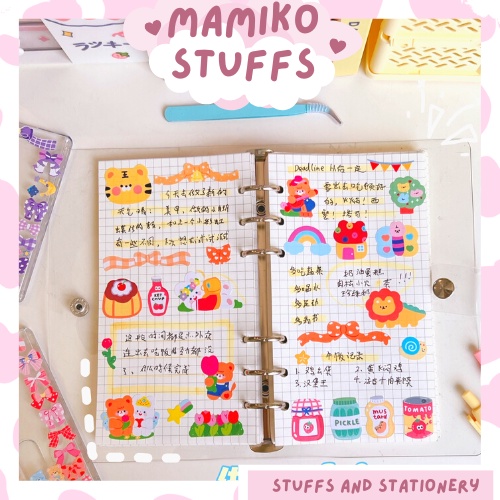STICKER TRANG TRÍ NƠ RIBBON ĐỦ MÀU SIÊU XINH, SIÊU TIỆN DỤNG