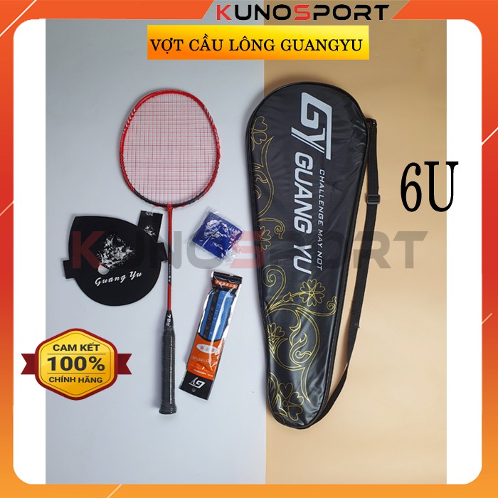 Vợt Cầu Lông Quangyu 6U Carbon Siêu Nhẹ 72G Công Thủ Toàn Diện Được Phân Phối Chính Thức Bởi Kunosport