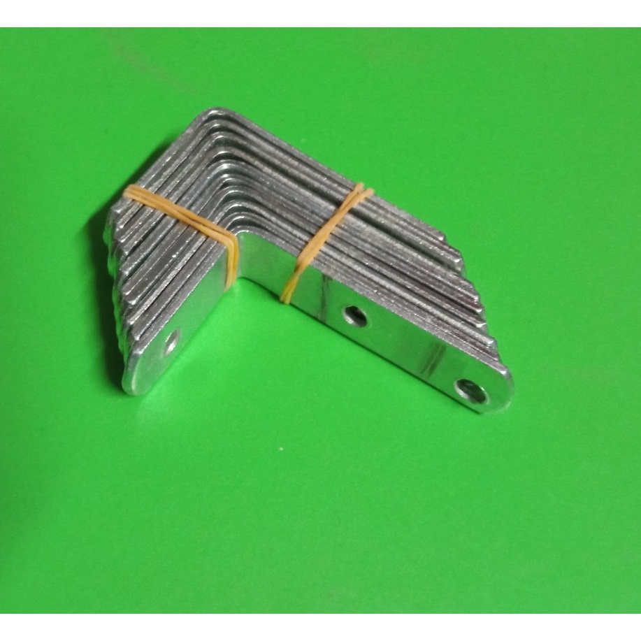 Combo 10 pad góc vuông 4 x 6cm rộng 1.5cm, chất liệu thép mạ kẽm - Công cụ tiện ích