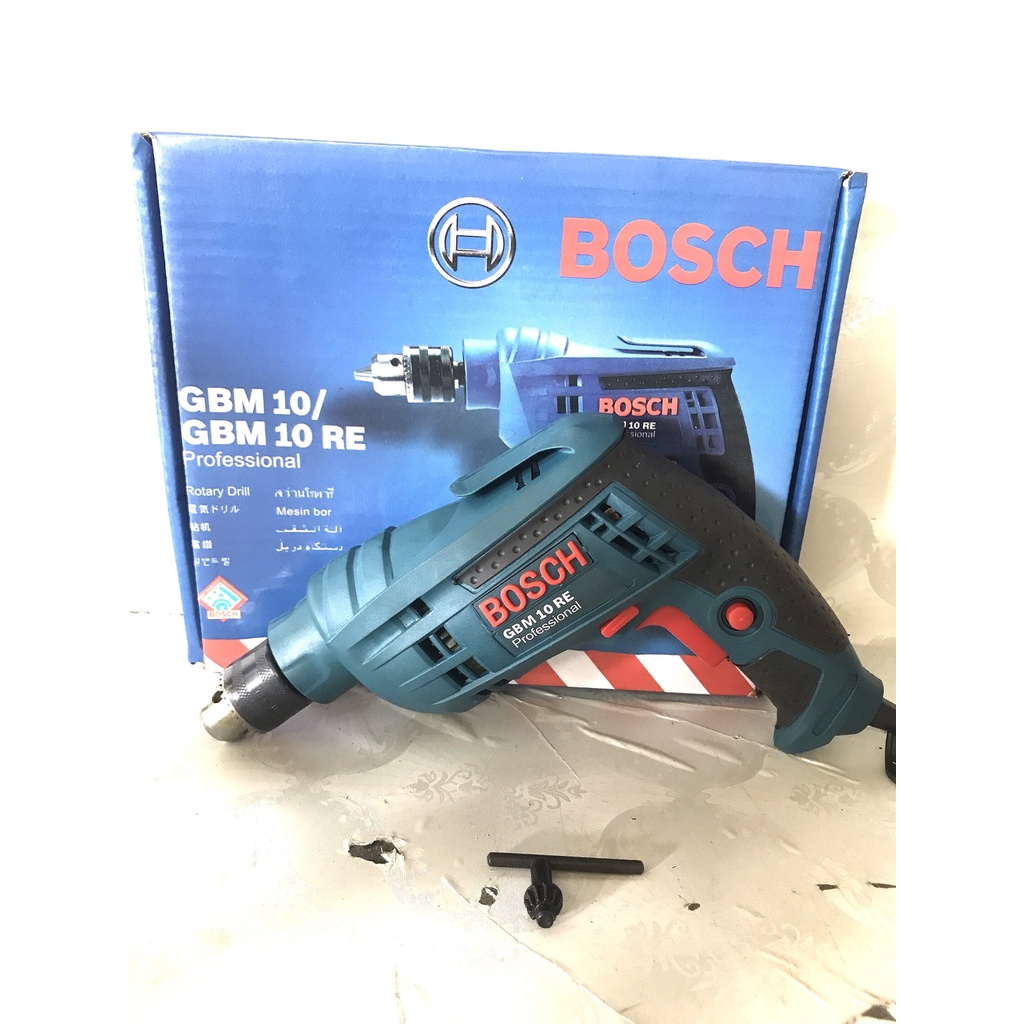 Máy khoan BOSH 10RE | Khoan tường | Khoan gỗ công suất 500W điều khiển tốc độ, cách điện hai lớp
