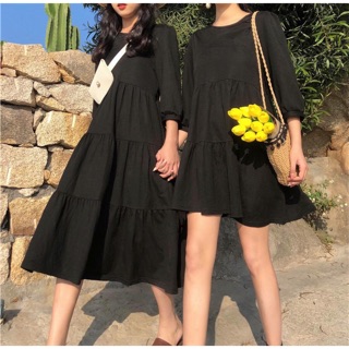 Đầm babydoll tầng có 2 mẫu dài và ngắn 😍