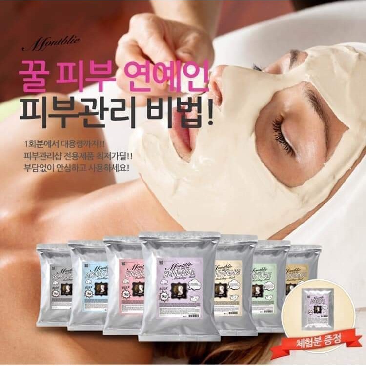 Bột mặt nạ thạch tươi Montblie modelling mask 40g