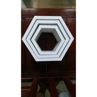 Kệ trang trí ô lục giác