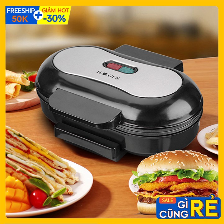 Máy Làm Bánh Hamburger, Rán Trứng, Làm Bánh Kẹp Nướng Điểm Tâm Sáng