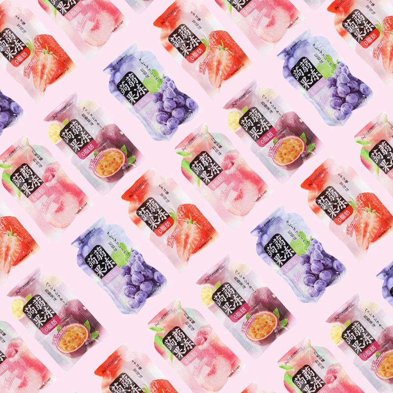 Thạch konjac trái cây tươi mát