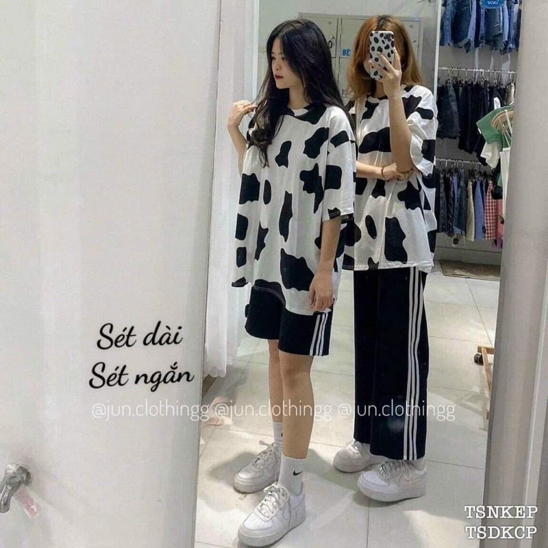 Áo thun bò sữa hot nhất hiện nay freesize dưới 60kg Áo thun unisex