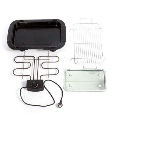 Bếp nướng điện không khói Electric Barbecue Grill Công Suất 2000W Vỉ Nướng Thép Không Gỉ - Tokosi