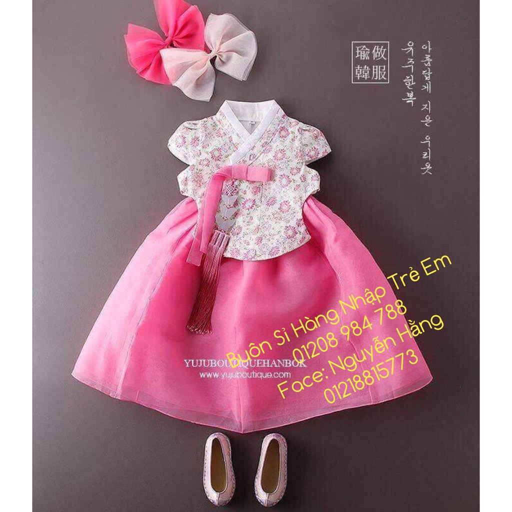 HANBOK CỘC TAY BÉ GÁI