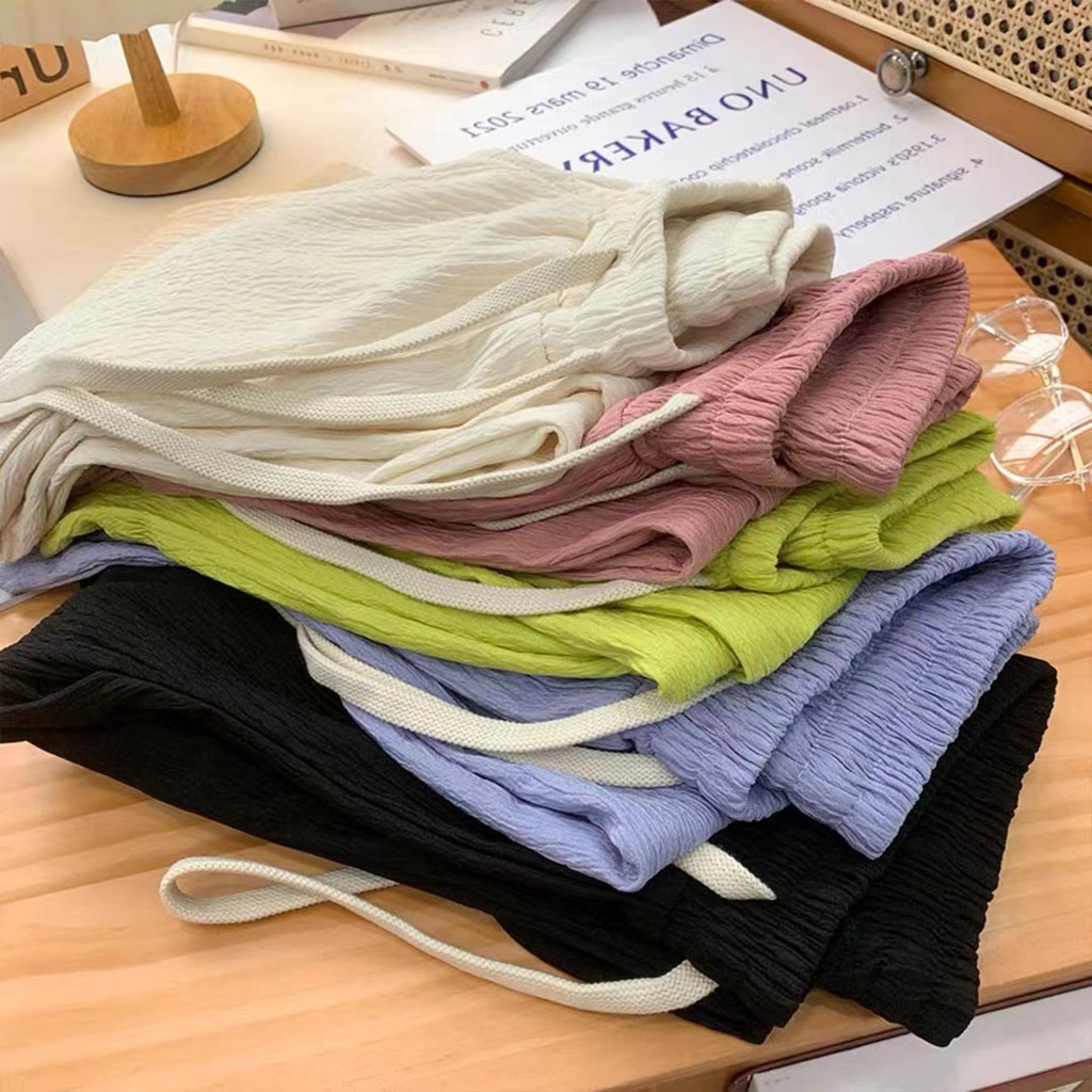 Quần Dài Nữ Ống Rộng Lưng Cao Thời Trang Hàn Quốc Xinh Xắn