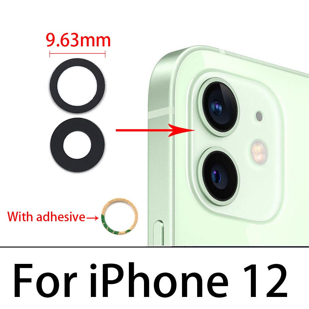 Ống Kính Camera Sau Thay Thế Chuyên Dụng Cho Iphone 11 12 Pro Max