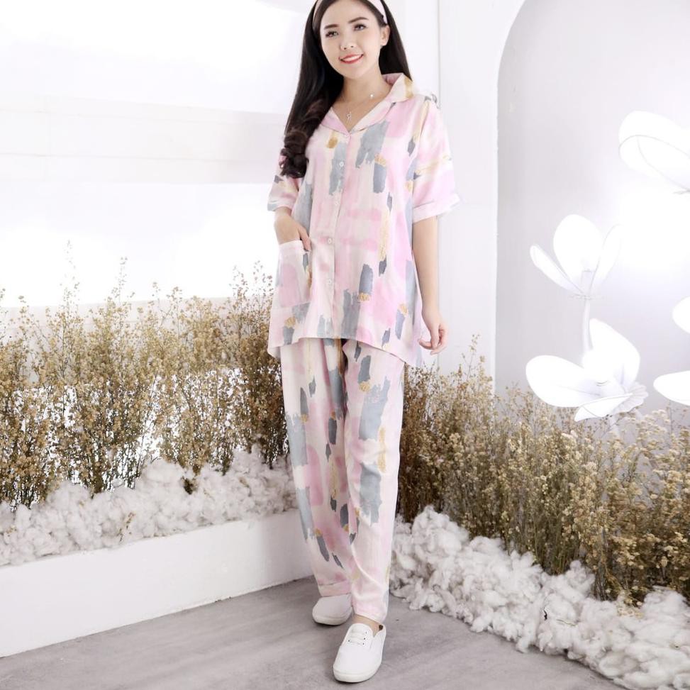 (Hàng Mới Về) Bút Kẻ Chân Mày Kiểu Dáng Thời Trang Dành Cho Nữ Bộ Đồ Ngủ Pijama XXL / XL / CP HP LASTRI (REALPICT) XXL LD 120CM RAYON Hal