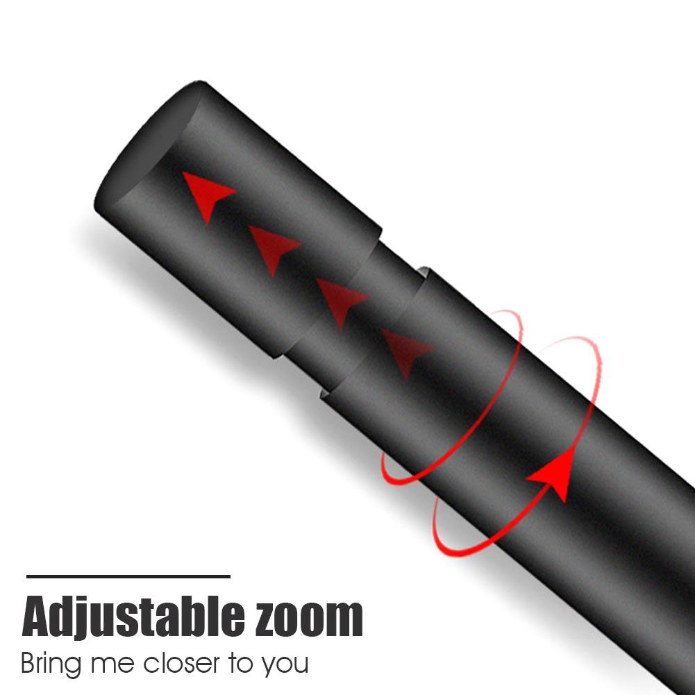 USB có thể sạc lại Mini LED Đèn pin không thấm nước Torch Torch telescopic Zoomable Portable Torch