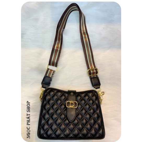 TÚI XÁCH NỮ _ CHỮ D  SIZE 20_HÀNG QUẢNG CHÂU CAO CẤP _ ĐEO VAI, ĐEO CHÉO (Z2159)