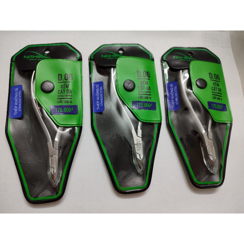 Kềm nghĩa cắt da inox D06 mũi 14, kìm nghĩa nhặt da inox D06 mũi 14, kìm nghĩa inox D06