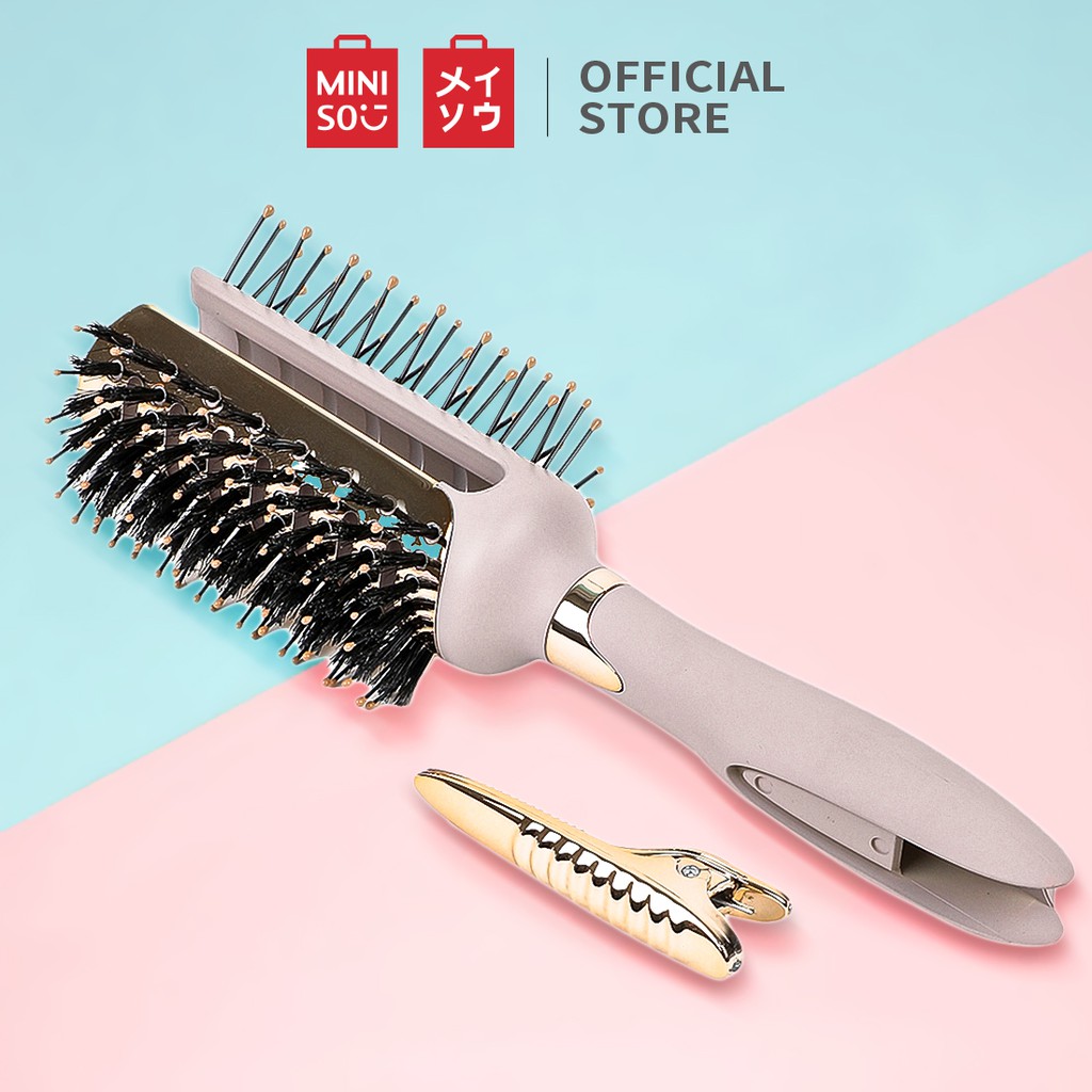 Lược chải tóc Miniso hai mặt có nẹp