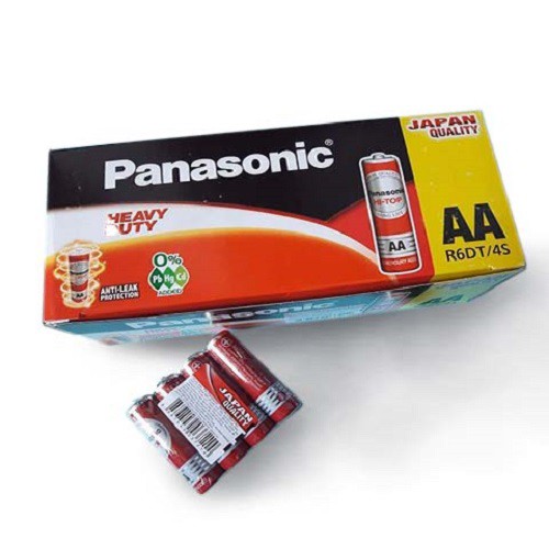 [Màu đỏ] Pin tiểu 2A Panasonic nguyên hộp 60 viên. Vi Tính Quốc Duy