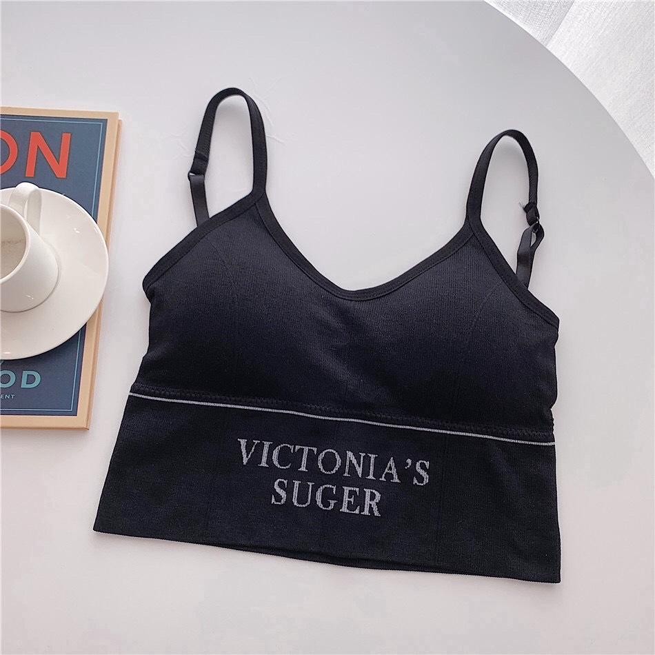 Áo Bra Croptop Sugarr Dáng U Cá Tính