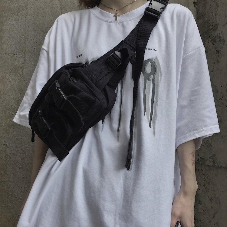 Túi Đeo Chéo Ngực Phong Cách Harajuku 197047 Cá Tính