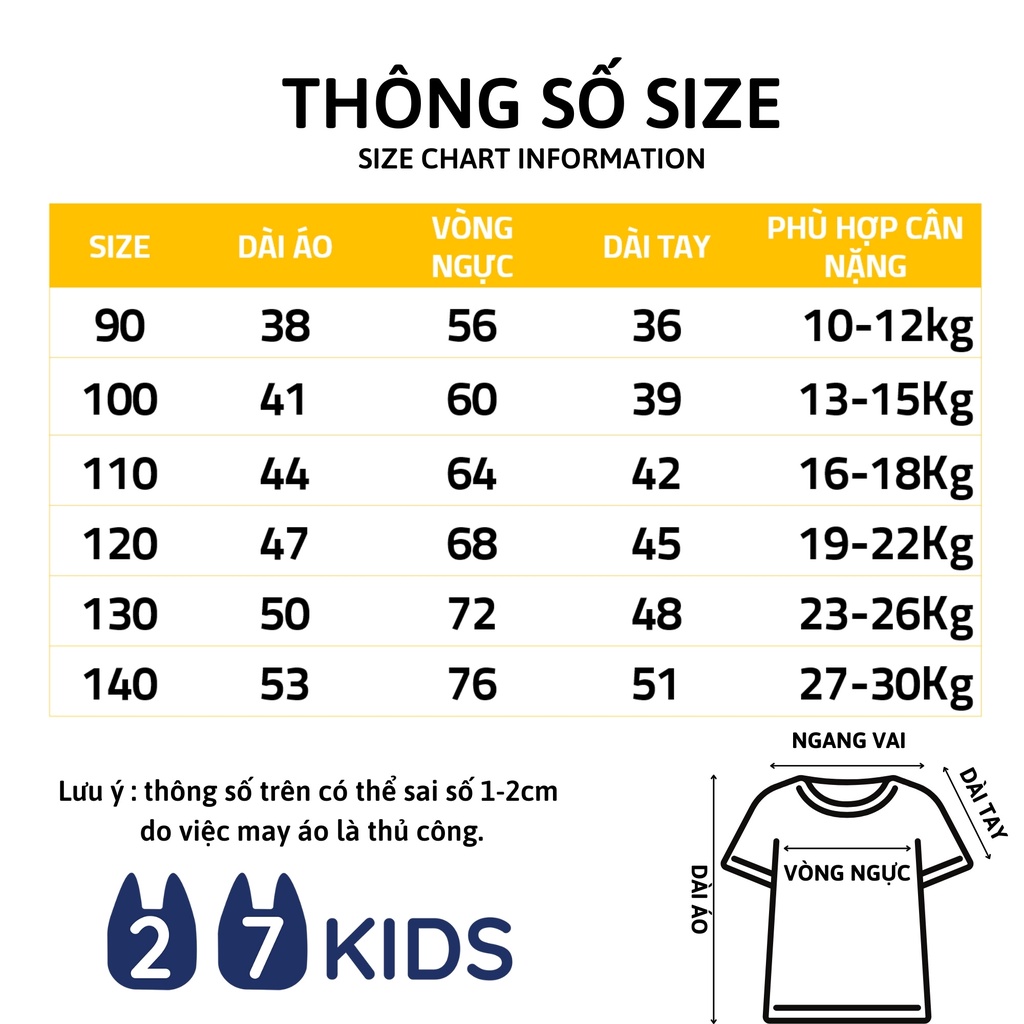 Áo thun dài tay bé gái 27Kids áo thu đông nữ 100% Cotton cho trẻ từ 2-10 tuổi GLTS3