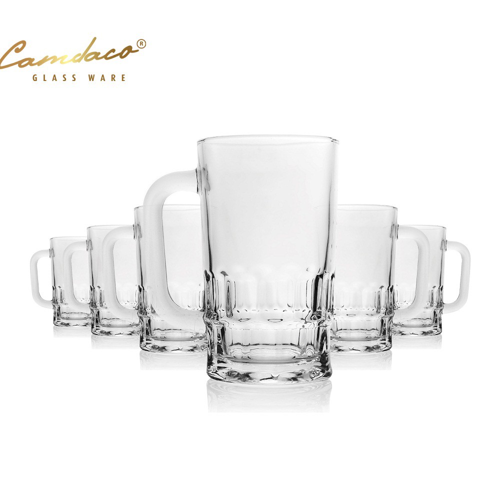 Bộ 6 Ly Thủy Tinh Uống Cà Phê 999 320ml - Cẩm Đạt