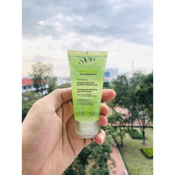 Sữa Rửa Mặt SVR Cho Da Dầu Mụn, Da Nhạy Cảm Sebiaclear Gel Moussant Xanh Lá - Bác Sĩ Da Liễu An
