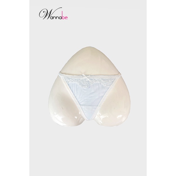 Quần lót lưới t-back nhét mông Wannabe QLL03 viền đăng ren xinh xắn nữ tính