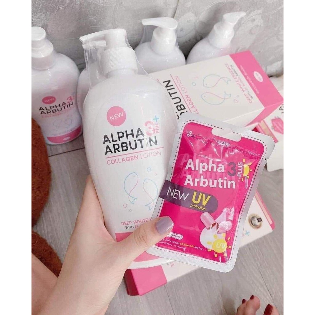 SỮA DƯỠNG TRẮNG ALPHA ARBUTIN COLLAGEN LOTION