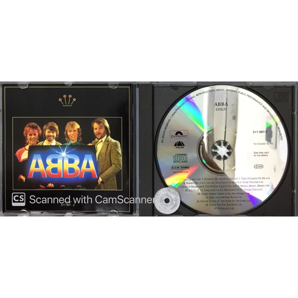 Stereomate - CD gốc: ABBA - Gold